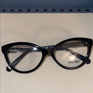 Nine West Black Cat-Eye Optical Glasses